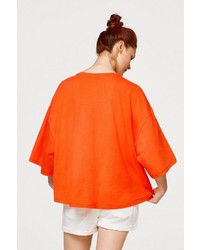 orange Kurzarmbluse von edc by Esprit