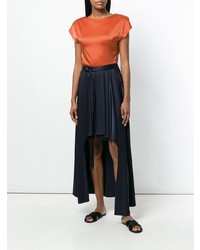 orange Kurzarmbluse von Chalayan