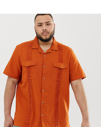 orange Kurzarmhemd von ASOS DESIGN