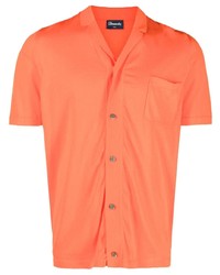 orange Kurzarmhemd von Drumohr