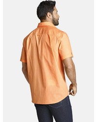 orange Kurzarmhemd von Jan Vanderstorm