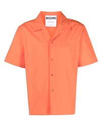 orange Kurzarmhemd von Moschino