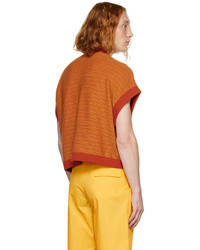 orange Kurzarmhemd von King & Tuckfield