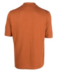 orange Kurzarmhemd von Tagliatore