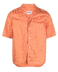 orange Kurzarmhemd von Sunnei