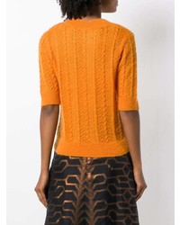 orange Kurzarmpullover von Temperley London