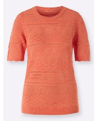 orange Kurzarmpullover von Sieh an!