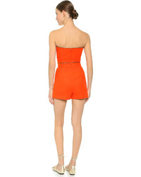 orange kurzer Jumpsuit von Tamara Mellon