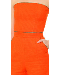 orange kurzer Jumpsuit von Tamara Mellon