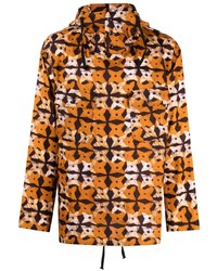 orange Langarmhemd mit geometrischem Muster von Engineered Garments