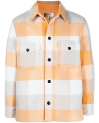 orange Langarmhemd mit Vichy-Muster von Isabel Marant