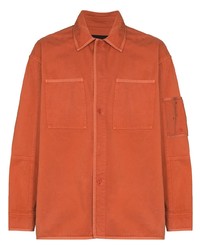 orange Langarmhemd von A-Cold-Wall*