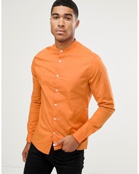 orange Langarmhemd von ASOS DESIGN