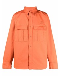 orange Langarmhemd von Diesel
