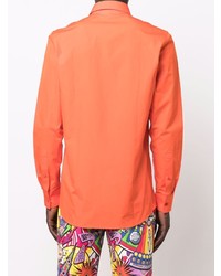 orange Langarmhemd von Moschino