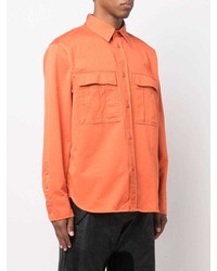 orange Langarmhemd von Diesel