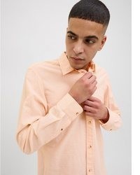orange Langarmhemd von Jack & Jones