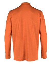 orange Langarmhemd von Zanone