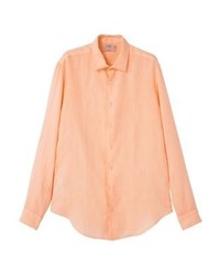 orange Langarmhemd von Mango