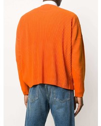 orange Langarmhemd von Homme Plissé Issey Miyake