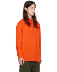 orange Langarmhemd von Casey Casey