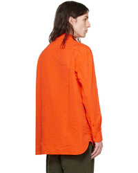 orange Langarmhemd von Casey Casey
