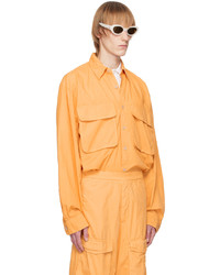 orange Langarmhemd von Dries Van Noten