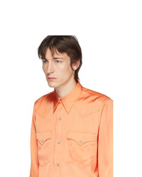 orange Langarmhemd von Dries Van Noten