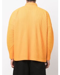 orange Langarmhemd von Homme Plissé Issey Miyake