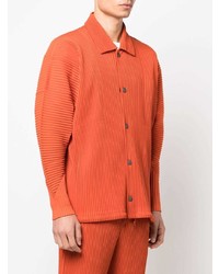 orange Langarmhemd von Homme Plissé Issey Miyake