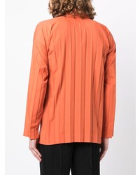 orange Langarmhemd von Homme Plissé Issey Miyake