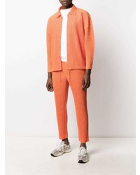 orange Langarmhemd von Homme Plissé Issey Miyake