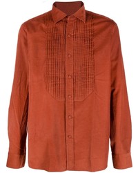 orange Langarmhemd von Tagliatore