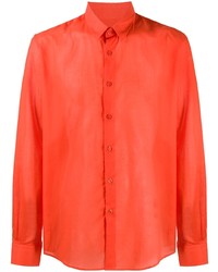 orange Langarmhemd von Vilebrequin