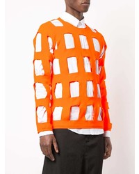 orange Langarmshirt von Comme Des Garcons Homme Plus