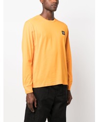 orange Langarmshirt von Stone Island