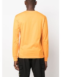 orange Langarmshirt von Stone Island