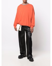 orange Langarmshirt von Rick Owens DRKSHDW