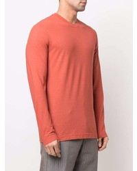 orange Langarmshirt von Zanone