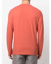 orange Langarmshirt von Zanone