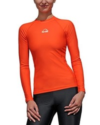orange Langarmshirt von iQ-Company
