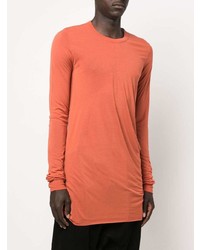 orange Langarmshirt von Rick Owens