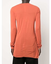 orange Langarmshirt von Rick Owens