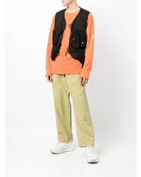 orange Langarmshirt von Helmut Lang