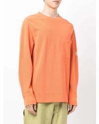 orange Langarmshirt von Helmut Lang