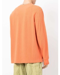 orange Langarmshirt von Helmut Lang