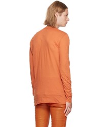 orange Langarmshirt von Rick Owens