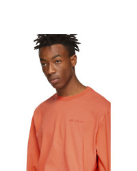 orange Langarmshirt von Aimé Leon Dore