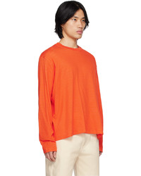 orange Langarmshirt von Sunnei