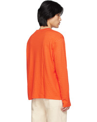 orange Langarmshirt von Sunnei